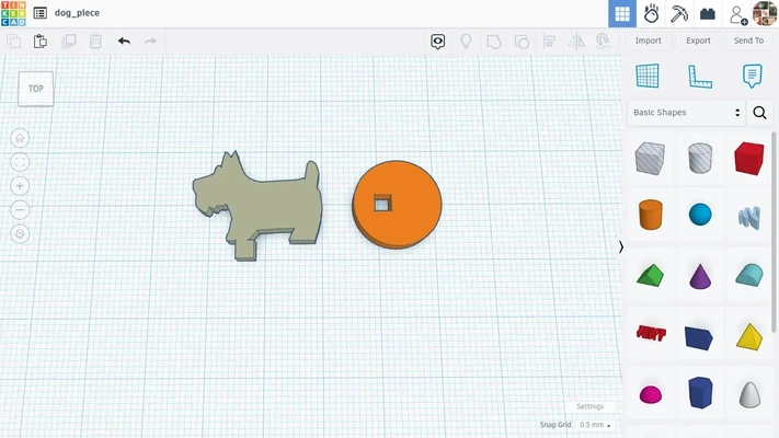 cão jogos peça 3d modelos baixar crialidade nuvem 3d print model - Mito3D