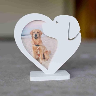 dog heart photo frame 3d models download creality cloud Others 3d print model - Mito3D