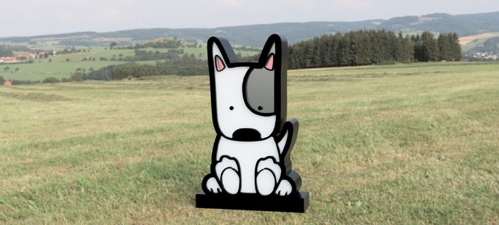 perro ligero Encendiendo 3d print model - Mito3D