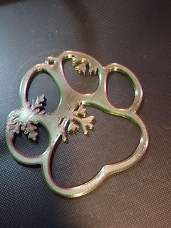 cane zampa Natale ornamento mammifero 3d print model - Mito3D