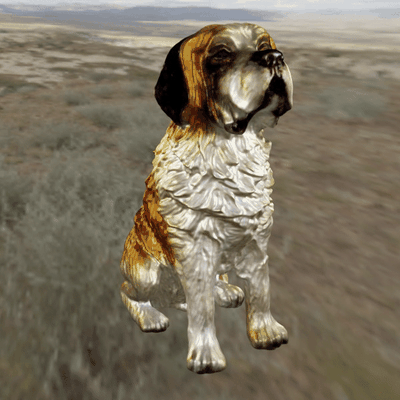 dog saint bernard 3d models download creality cloud mammal 3d print model - Mito3D