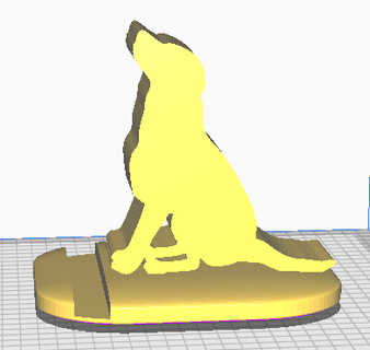 doggie phone stand 1 Gadgets & Electronics 3d print model - Mito3D