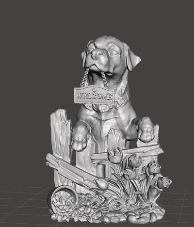 chienchien statue 3d modèles télécharger créalité nuage 3d print model - Mito3D