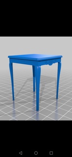 dollhouse plant table Furniture 3d print model - Mito3D