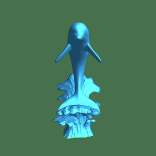 dauphin mammifère 3d print model - Mito3D