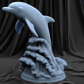 golfinho 3d modelos baixar crialidade nuvem peixes 3d print model - Mito3D