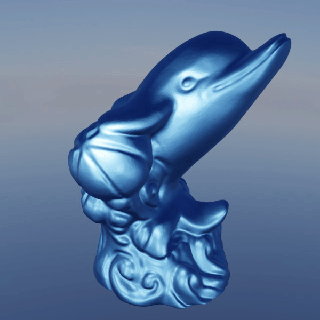 dauphin Balle mammifère 3d print model - Mito3D