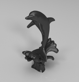 Delfin Fische 3d print model - Mito3D