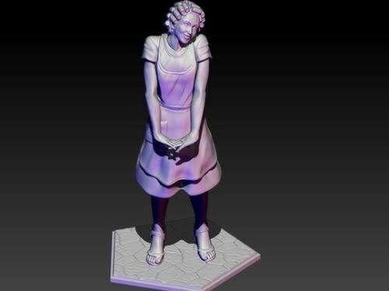dona Floride chaves 3d print model - Mito3D