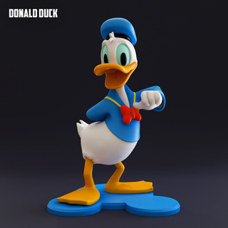 Donald canard 3d modèles Télécharger créalité nuage fictif personnages 3d print model - Mito3D