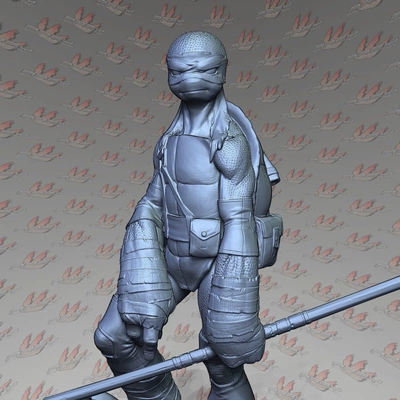 donatello tmnt 3d modelle download realität wolke 3d print model - Mito3D