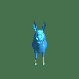 donkey Characters 3d print model - Mito3D