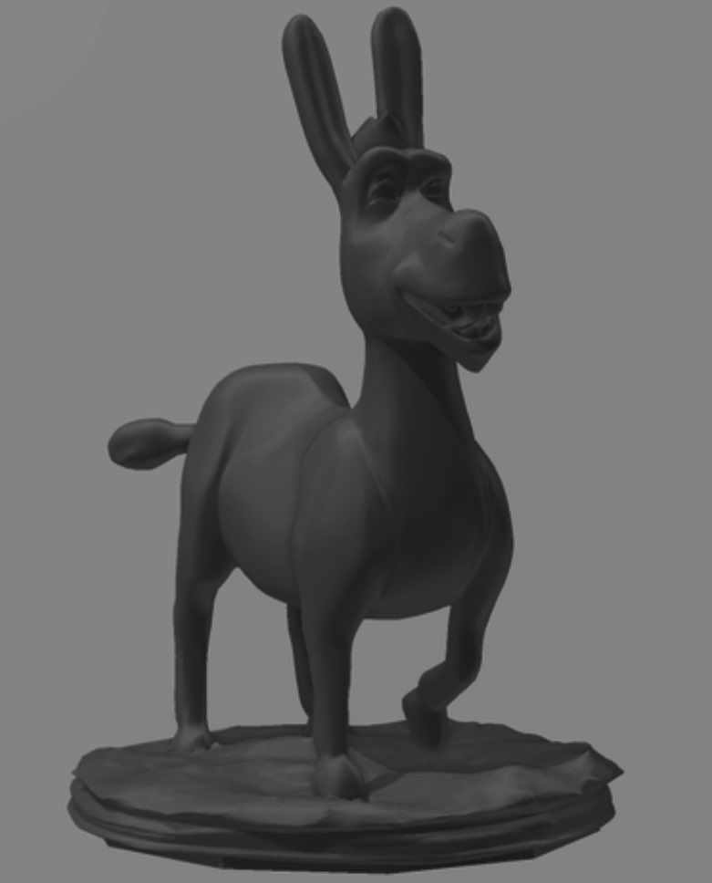 donkey 3d models download creality cloud Animals 3D print model - Mito3D
