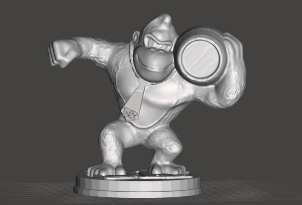 burro kong 3d modelos descargar crealidad nube 3d print model - Mito3D