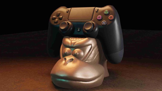Burro Kong palanca mando ficticio caracteres 3d print model - Mito3D