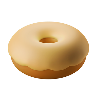 donut Foods 3d print model - Mito3D