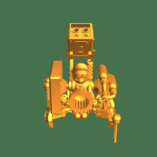 doom mario - quad bot Fictional Characters 3d print model - Mito3D