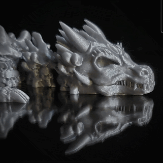 doomsday articulating dragon pretzel prints Others 3d print model - Mito3D