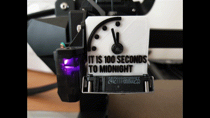 doomsday clock sprite cr10 ender 3 s1 prusa mk3 extruder Printer Parts & Accessories 3d print model - Mito3D