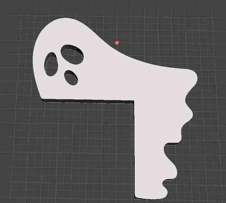 porta cornici halloween fantasma 3d modelli scarica creality nube 3d print model - Mito3D