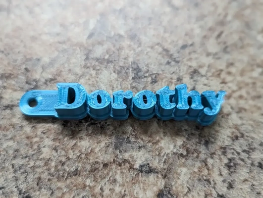 dorothy keychain 3d models download creality cloud 3d print model - Mito3D