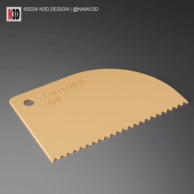 dough scraper cutter 03 3d models download creality cloud 3d print model - Mito3D