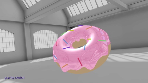 doughnut Foods 3d print model - Mito3D