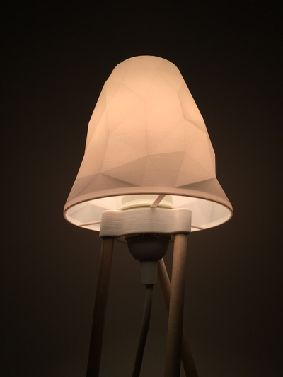 goujon lampe poly ombre 3d modèles télécharger créalité nuage 3d print model - Mito3D