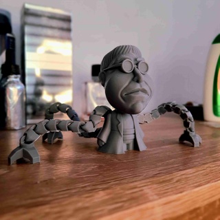 dr poulpe flexi soutien fictif personnages 3d print model - Mito3D