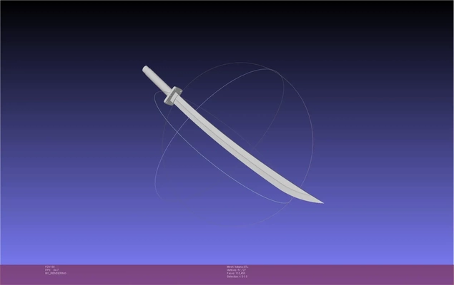 dr stein katana druckbar versammlung 3d modelle download realität wolke 3d print model - Mito3D