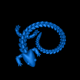 Dragoner Reptilien 3d print model - Mito3D