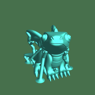 Dragão mecânico biônico animais 3d print model - Mito3D