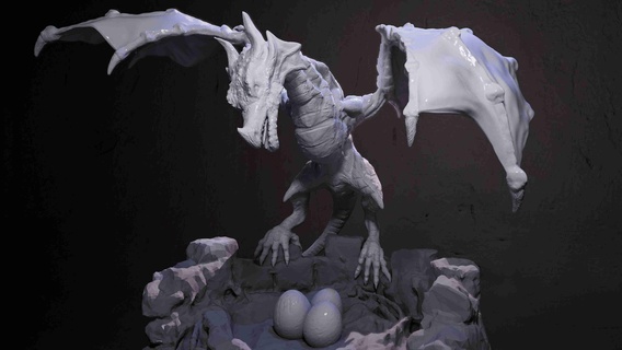 Ejderha 3d modeller indir Creality bulut oyuncak bebekler Aksesuarlar 3d print model - Mito3D