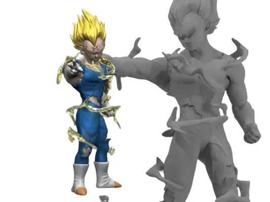 ejderha top vegeta 3d model stl modeller indir creality bulut 3d print model - Mito3D