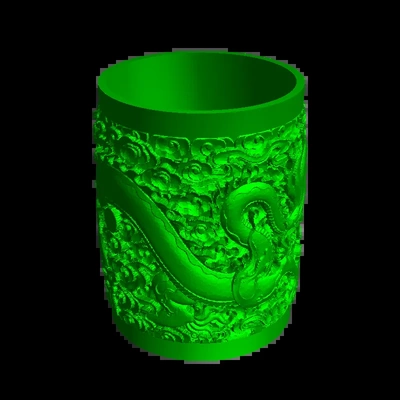 dragon tasse 3d modèles télécharger créalité nuage 3d print model - Mito3D