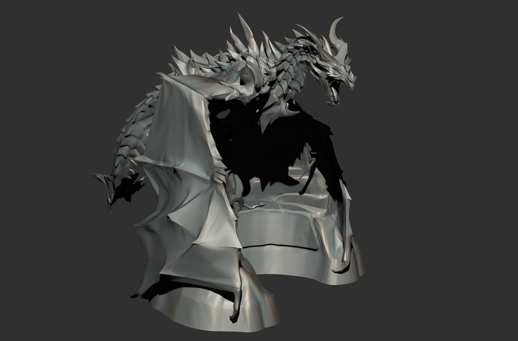 dragon mal 3D print model - Mito3D