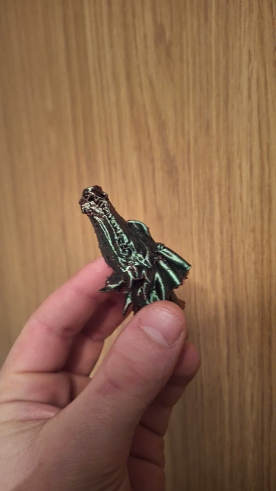 dragon tête 3d modèles télécharger créalité nuage 3d print model - Mito3D