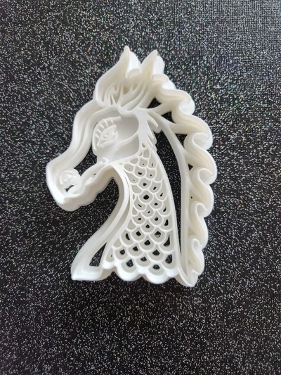 dragon tête biscuit coupeur 3d modèles télécharger créalité nuage 3d print model - Mito3D