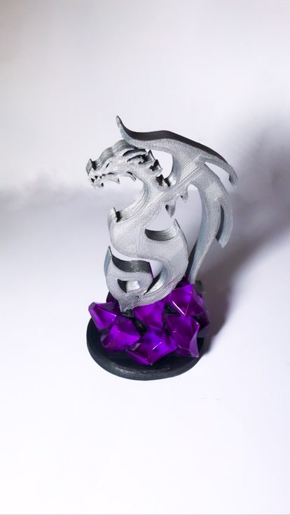 dragon encens titulaire soutien 3d modèles télécharger créalité nuage mythes 3D print model - Mito3D
