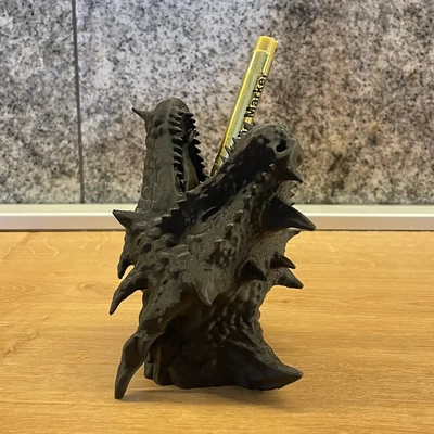 drachen stift halter unterstützung realität wolke exklusiv 3d modelle download 3d print model - Mito3D