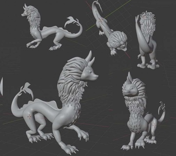 dragon Raya disney jouets Jeux 3d print model - Mito3D