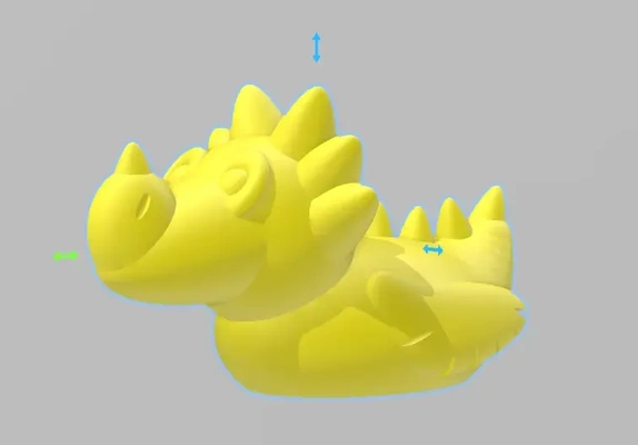 dragão borracha patinho 3d modelos baixar crialidade nuvem 3d print model - Mito3D