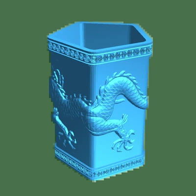 dragon tail 3d models download creality cloud 3d print model - Mito3D