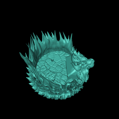 esfera dragão base 3d modelos baixar crialidade nuvem personagens 3d print model - Mito3D