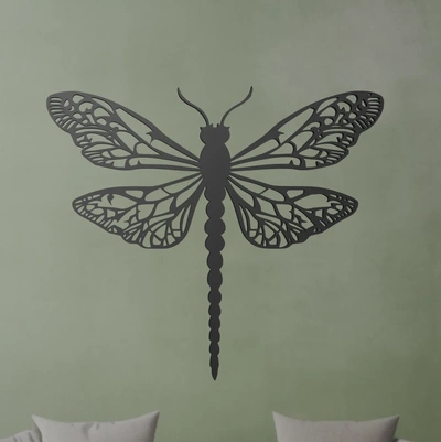 dragonfly wall art 3d models download creality cloud home decor 3d print model - Mito3D