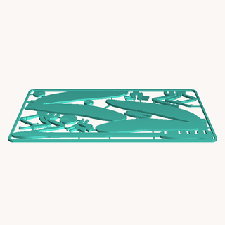cartão libélula brinquedo tijolos 3d print model - Mito3D