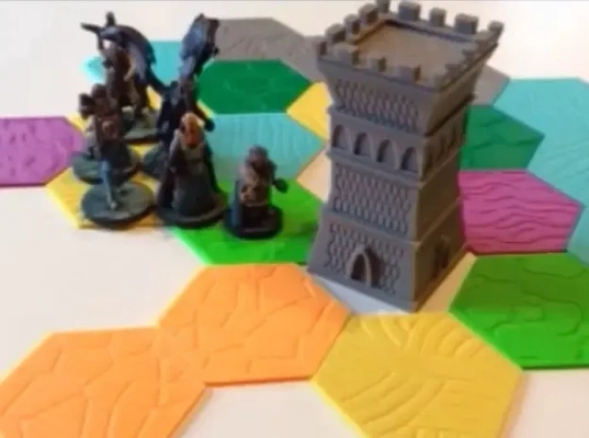 drakendar tavolo gioco ruolo carta geografica piastrelle 3d modelli scarica creality nube 3d print model - Mito3D