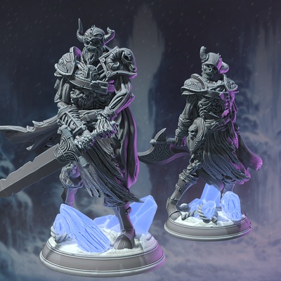 draugr ölümsüz savaşçılar çift 3d modeller indir creality bulut karakterler 3d print model - Mito3D