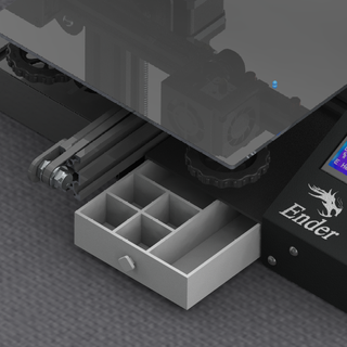 cajón ender 3 Pro neo 3d modelos descargar crealidad nube 3D impresoras modificación 3d print model - Mito3D