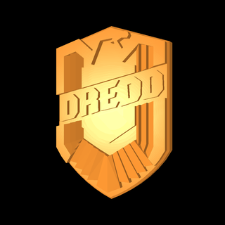 dredd badge Others 3d print model - Mito3D